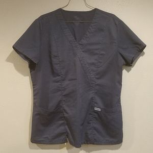 Grey's Anatomy Gray Scrub Top